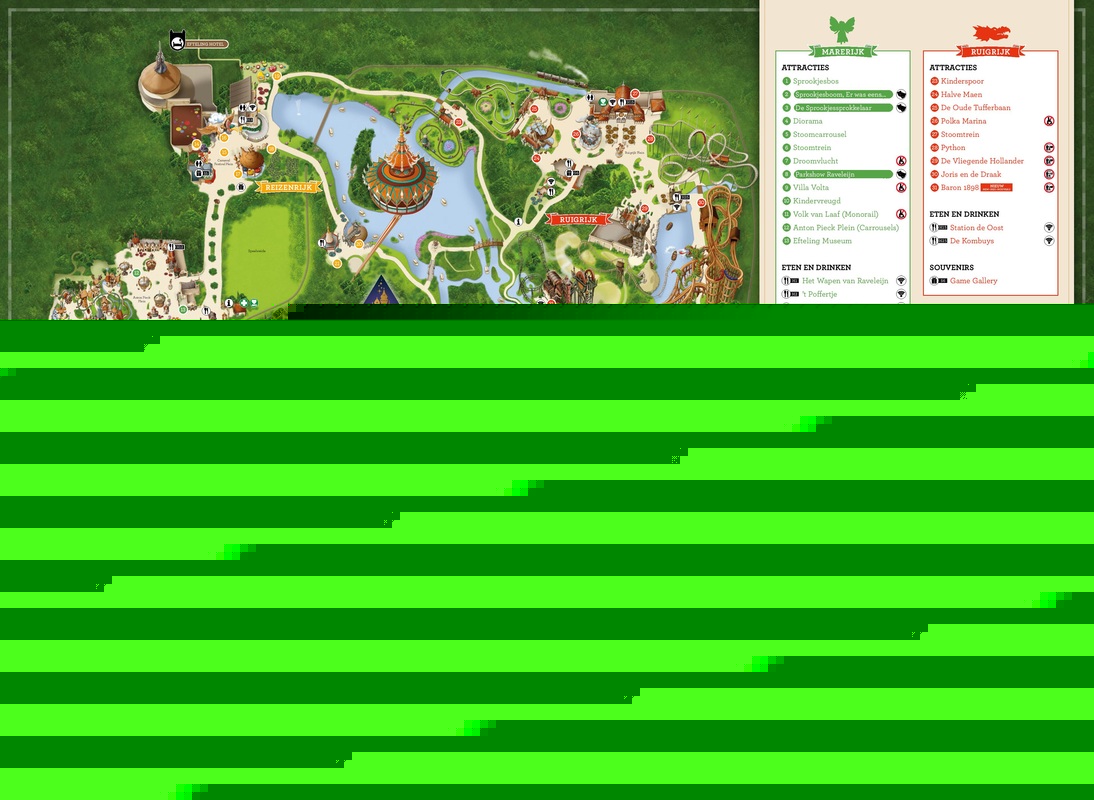 Efteling park plattegrond