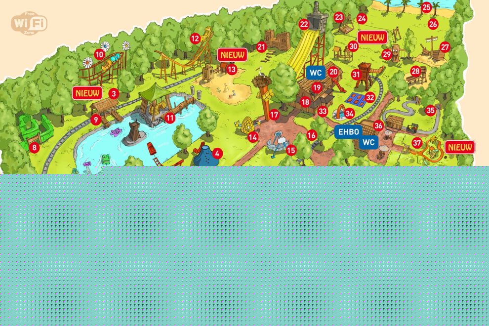 Plattegrond Oud Valkeveen - Pretpark Vergelijker.nl