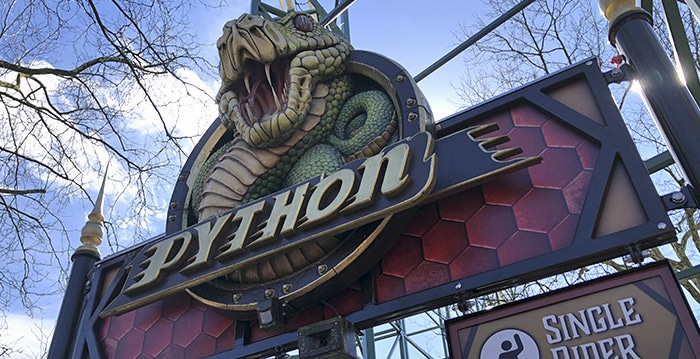 Python nieuw uiterlijk - de Efteling - Pretpark Vergelijker.nl
