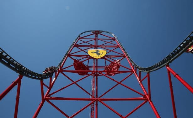Snelste achtbanen van Europa - Red Force - Pretpark Vergelijker.nl