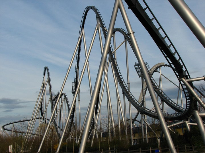 Snelste achtbanen van Europa - Silver Star - Pretpark Vergelijker.nl