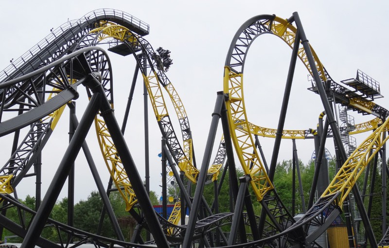 beste achtbanen van Nederland - Lost Gravity - Pretpark vergelijker.nl