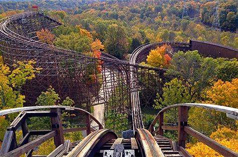 langste achtbanen ter wereld - The Beast - Pretpark vergelijker.nl