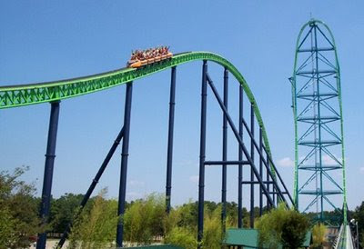 snelste achtbanen ter wereld - Kingda Ka - Pretpark vergelijker.nl
