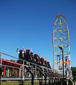 snelste achtbanen ter wereld - Top Thrill Dragster - Pretpark vergelijker.nl
